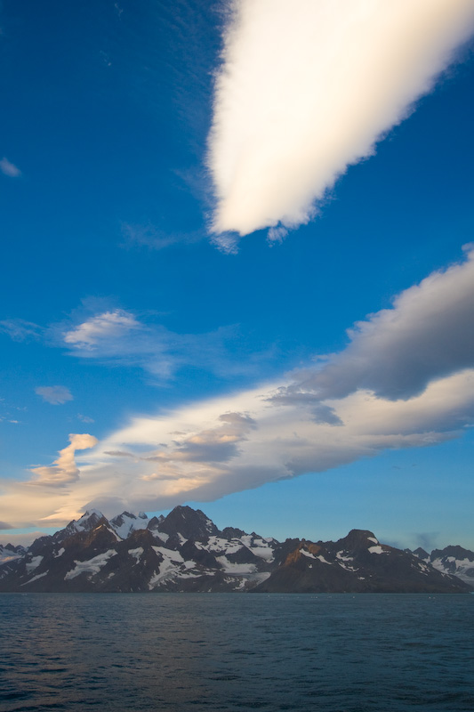 Clouds Above South Georgia Island